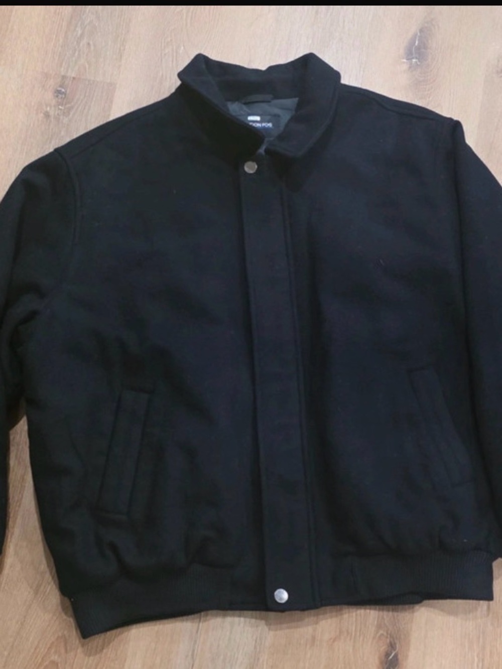 Men's Black Bomber Jacket - Classic Casual Layer